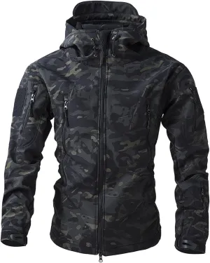 Men's Camo Hoodie & Tactical Jackets for Hunting, Skiing, and Winter - Warm & Stylish Outdoor Gear