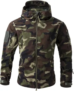 Men's Camo Hoodie & Tactical Jackets for Hunting, Skiing, and Winter - Warm & Stylish Outdoor Gear