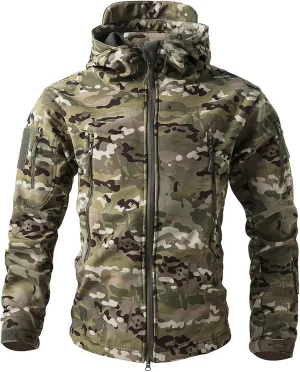 Men's Camo Hoodie & Tactical Jackets for Hunting, Skiing, and Winter - Warm & Stylish Outdoor Gear