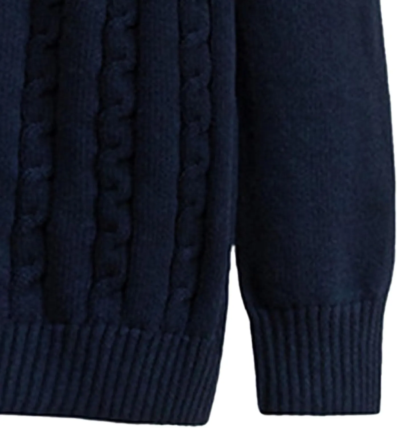 Men's Cardigan V Neck Casual Sweater Cable Cotton Button Down Sweater Loose Fit Open Front Sweaters