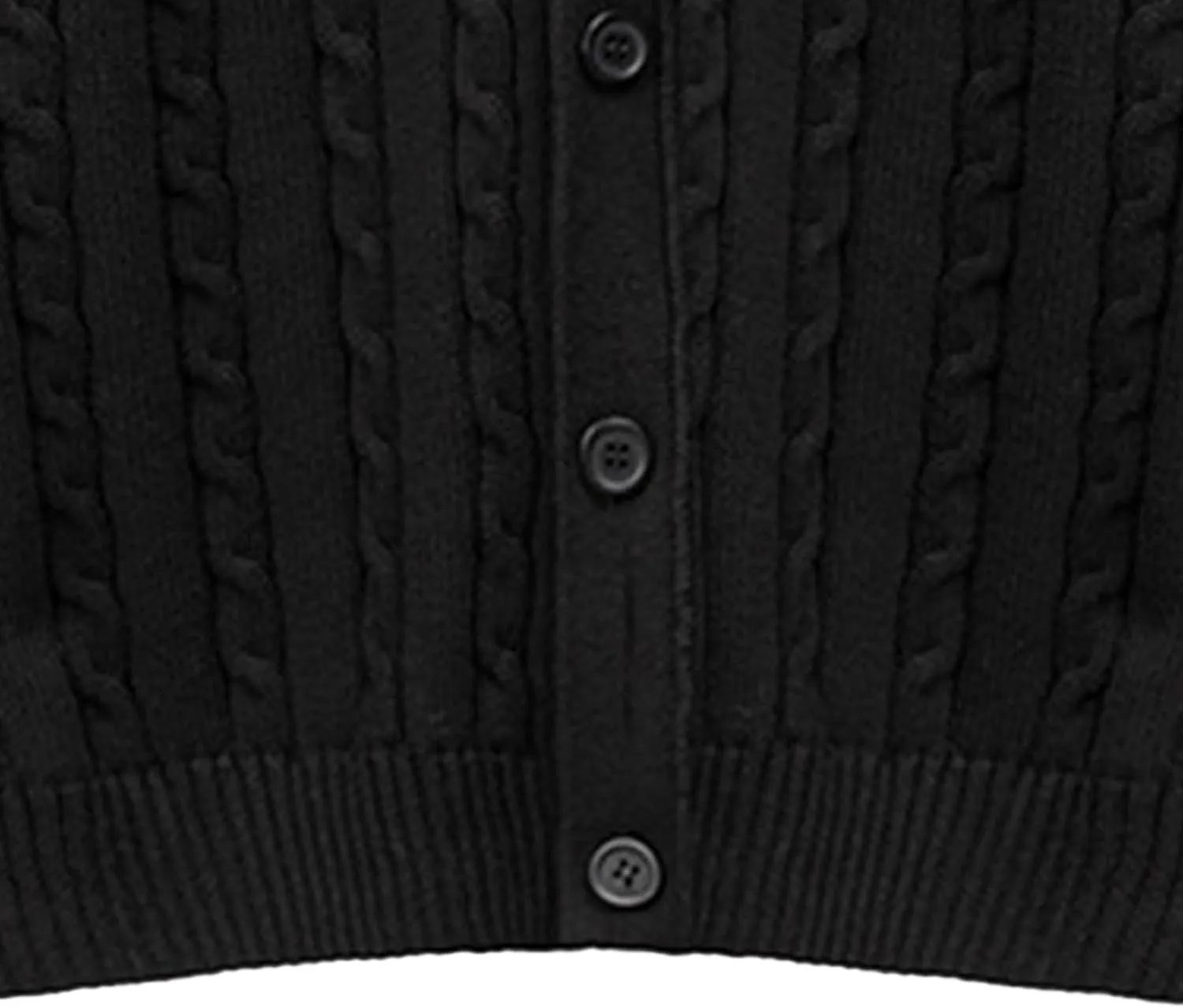 Men's Cardigan V Neck Casual Sweater Cable Cotton Button Down Sweater Loose Fit Open Front Sweaters