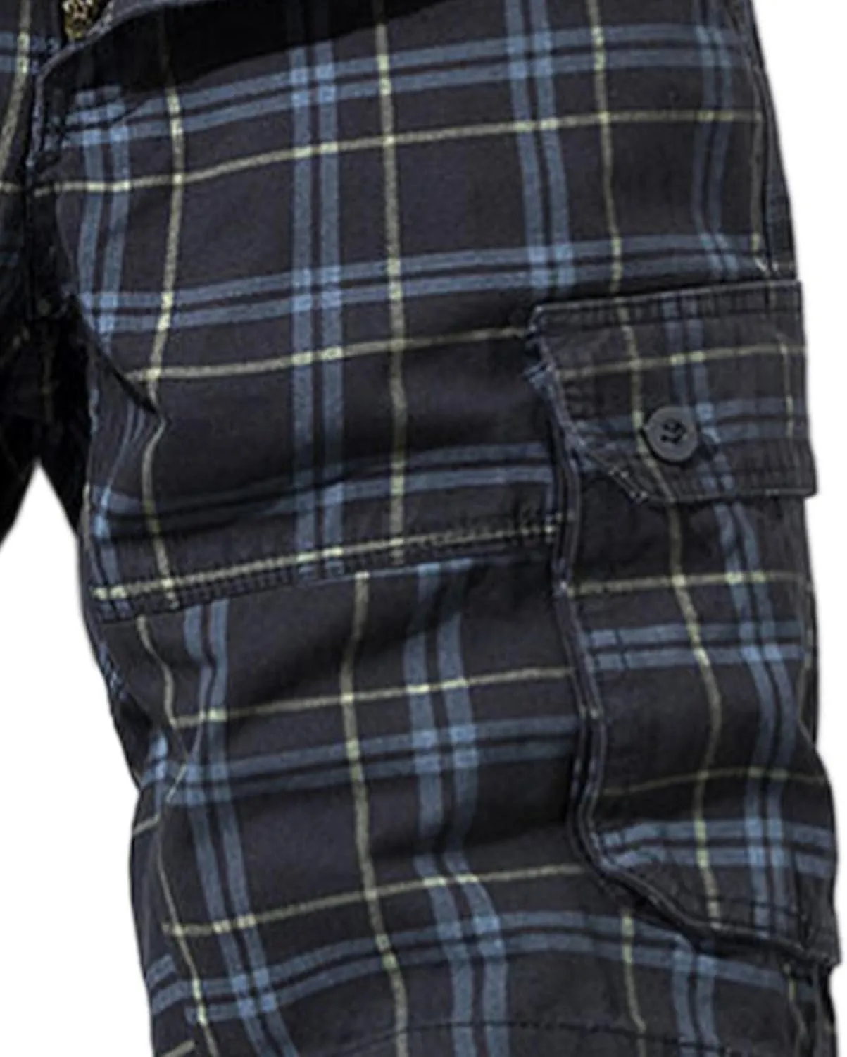 Mens Cargo Shorts Cotton Work Shorts Multi Pocket Casual Workout Shorts Loose Fit Military Cargo Shorts with No Belt