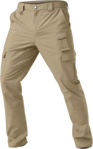 Men's Cargo Work Pants Water Resistant Tactical Pants 29.1" Lightweight Hiking Ripstop Pants Outdoor Apparel