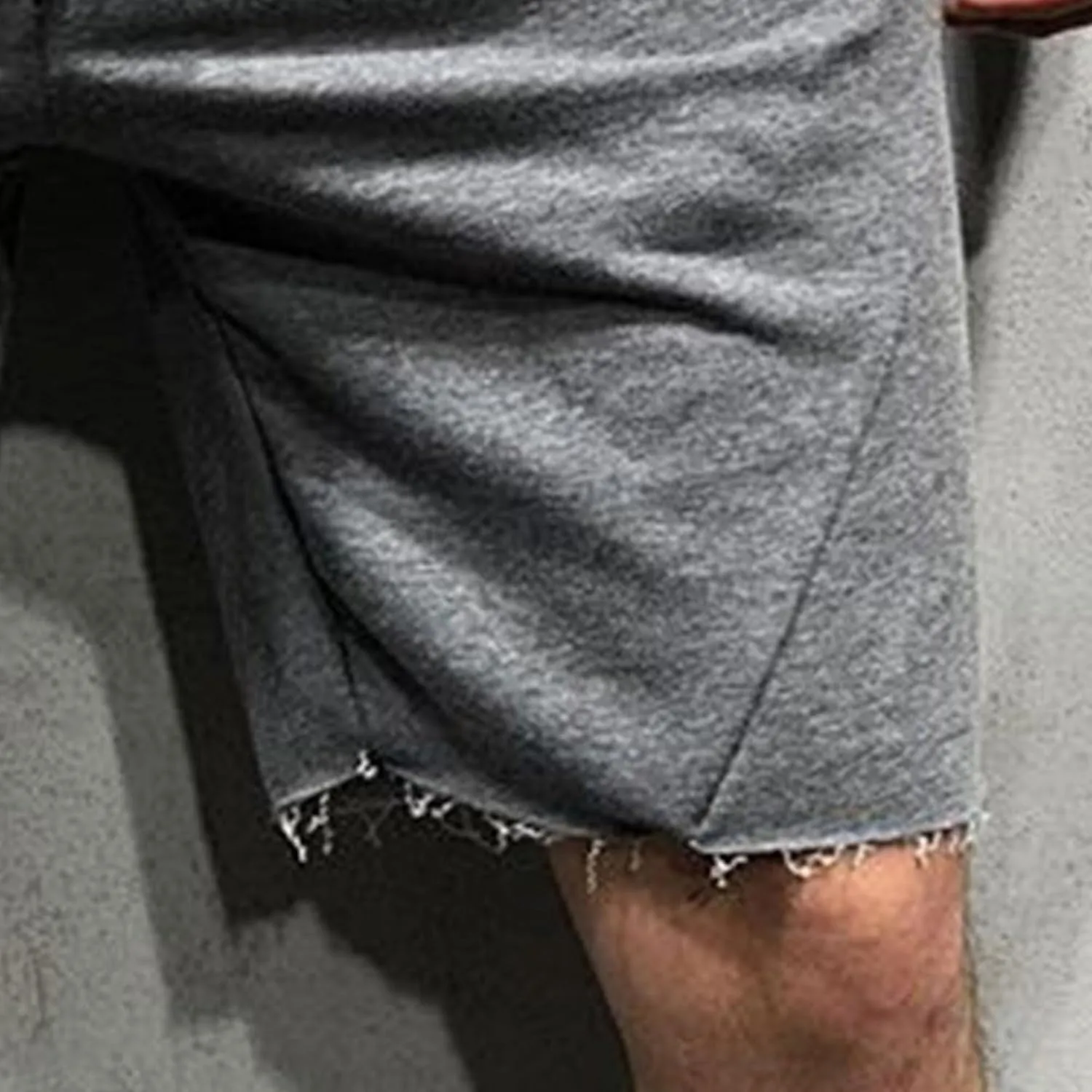 Men's Cotton Jogger Workout Lounge Shorts Summer Drawstring Athletic Gym Shorts with Pockets Loose Running Shorts