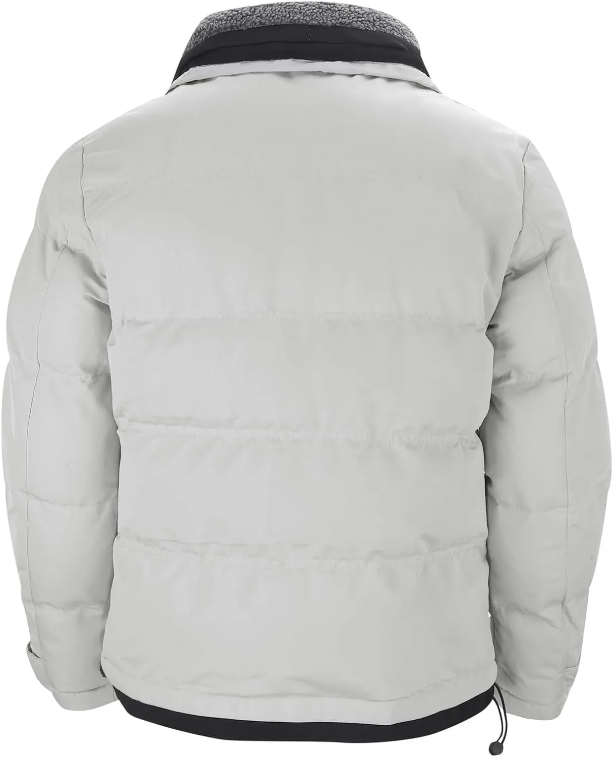 Men's Hooded Puffer Jacket Fleece Lined Winter Jacket Mens Warm Hooded Outerwear Outdoor Gear Coat