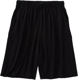 Men's Plus Size Pajama Shorts Soft Comfortable Breathable Lounge Shorts Casual Loose Drawstring Sleep Shorts