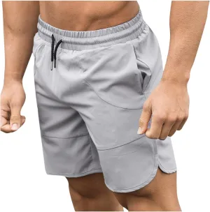 Men's Quick Dry Workout Shorts - 7" Gym Athletic Running Shorts Elastic Waist Exercise Fitness Shorts with Pockets