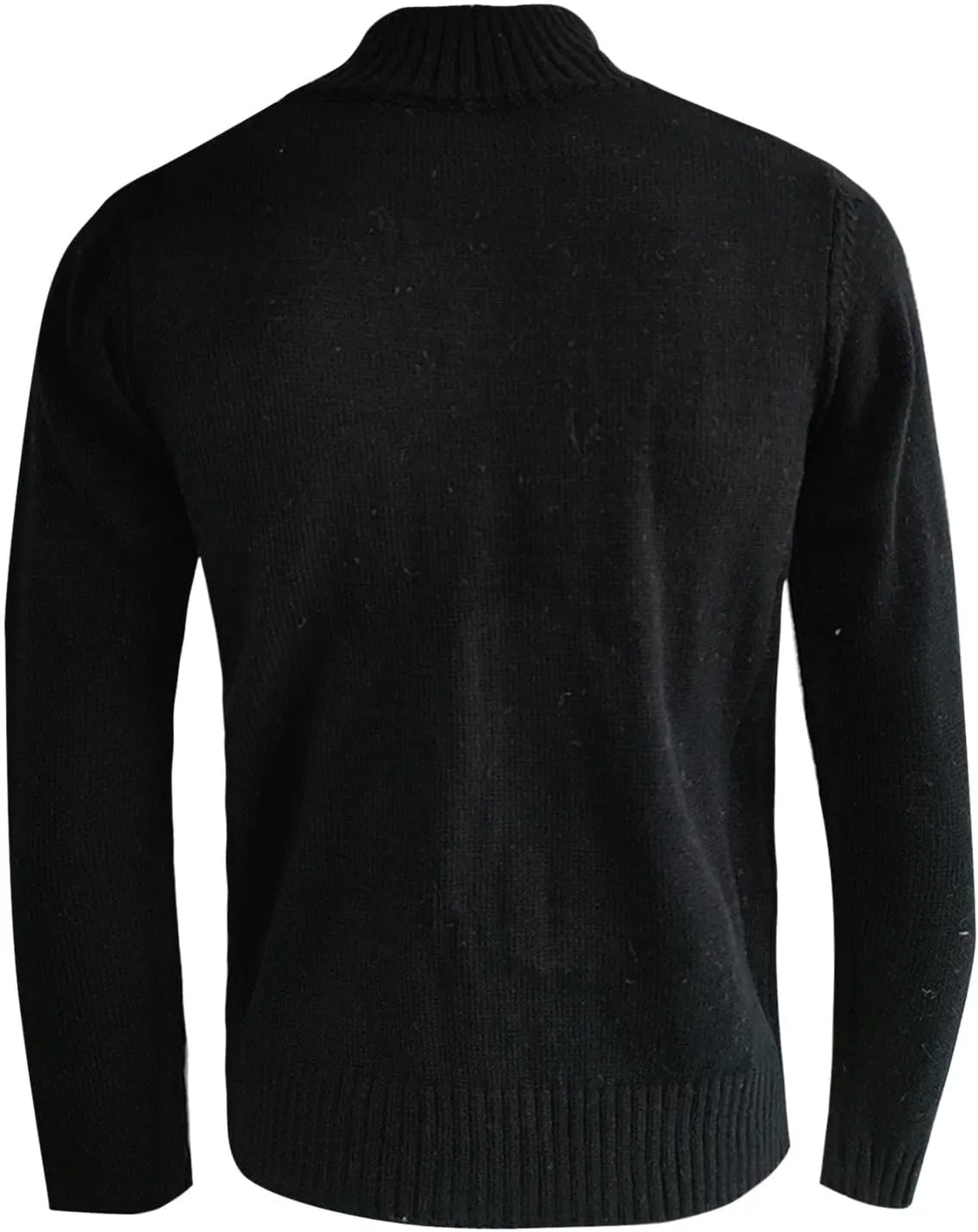 Mens Shawl Collar Cable Knitted Cardigan Sweaters Button Down Loose Fit Knitwear Open Front Sweaters Winter Outwear