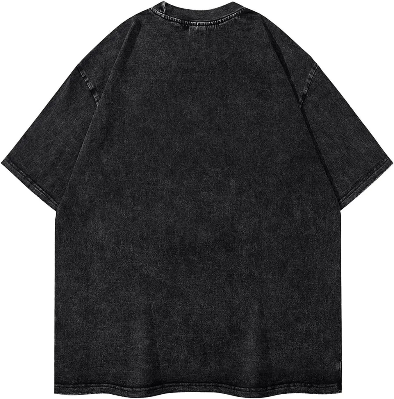 Men's Shirt Short Sleeve Cotton Wash Unisex Y2k Streetwear Tee