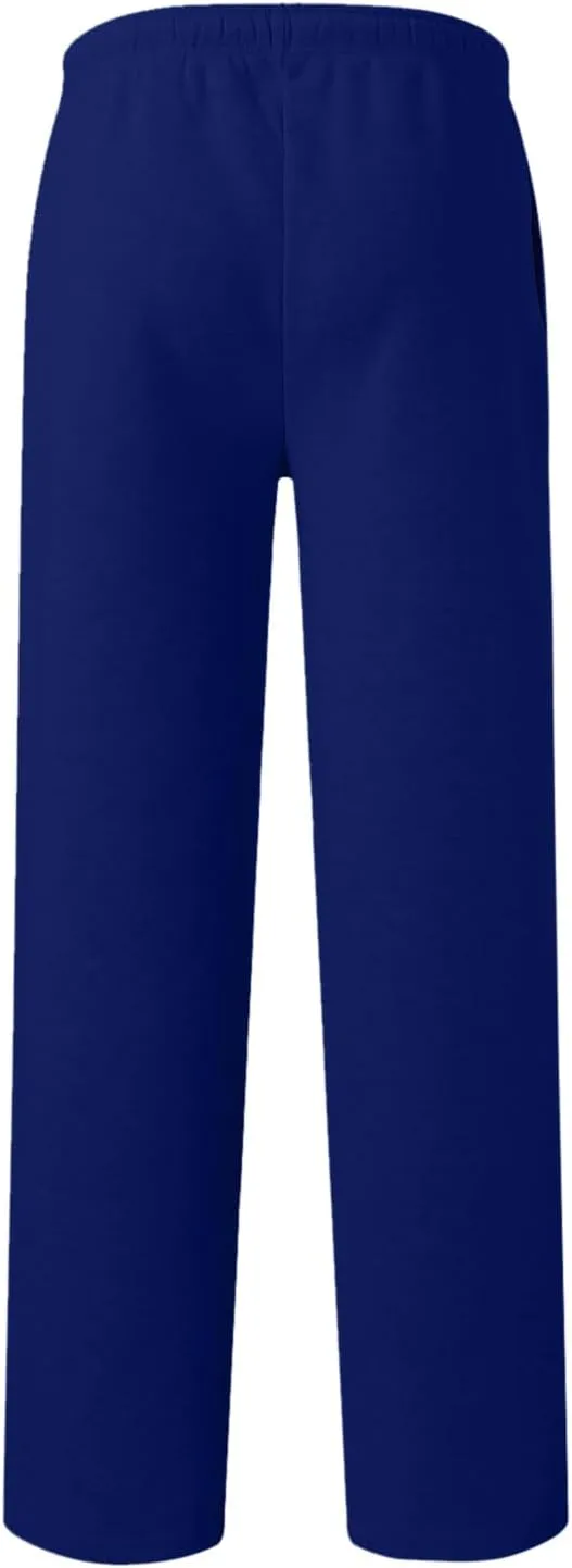 Mens Sweatpants with Pockets Lightweight Lace Up Workout Pants Fleece Lined Joggers Pants Casual Cotton Yoga Pants