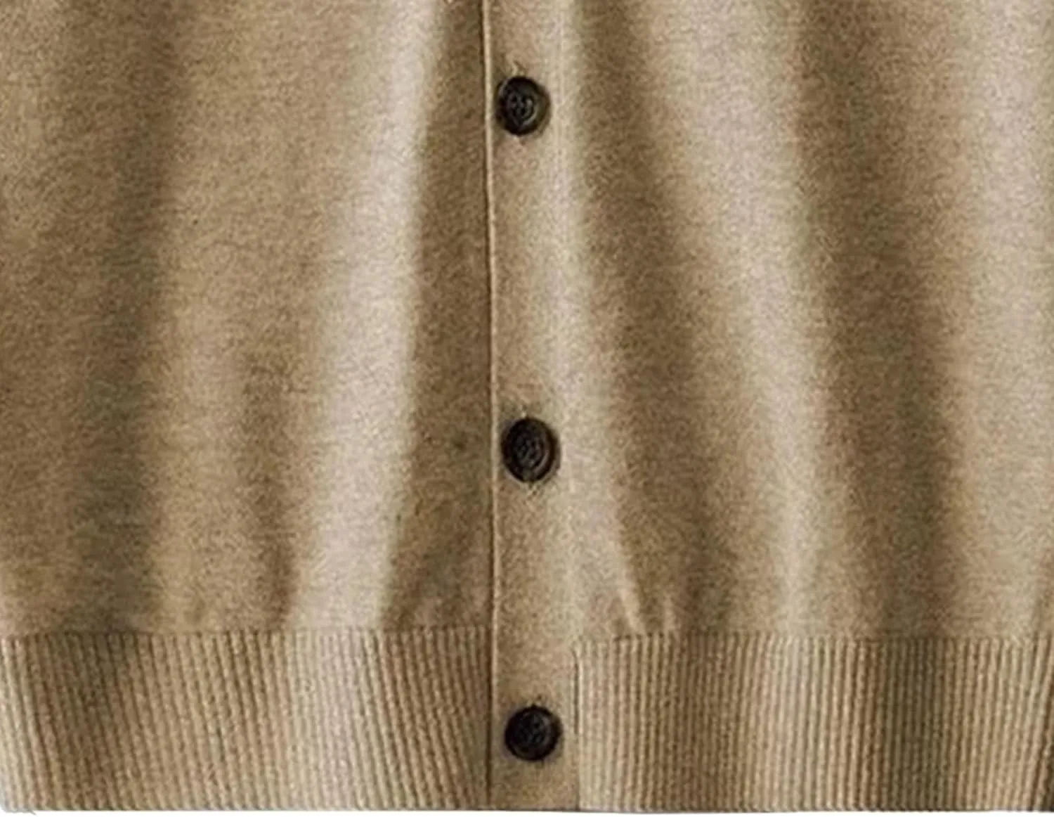Men's V Neck Casual Lightweight Sweater Cardigan Solid Business Sweater Button Down Open Front Sweaters