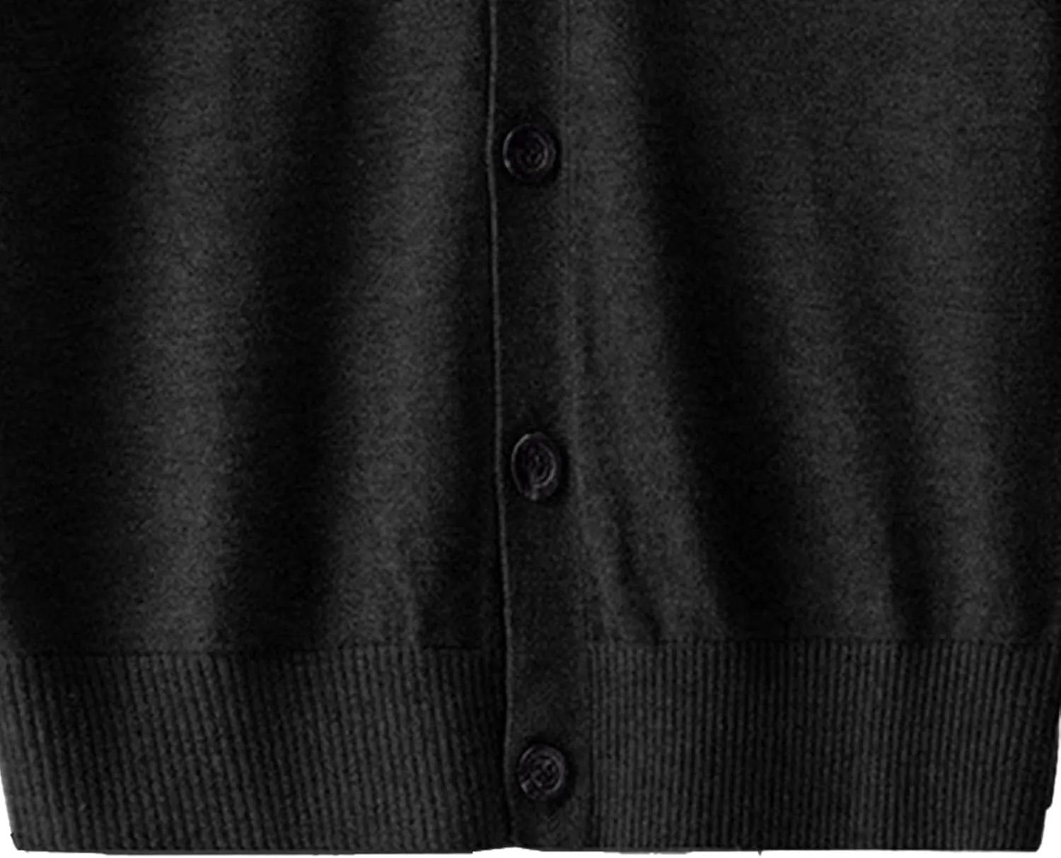 Men's V Neck Casual Lightweight Sweater Cardigan Solid Business Sweater Button Down Open Front Sweaters