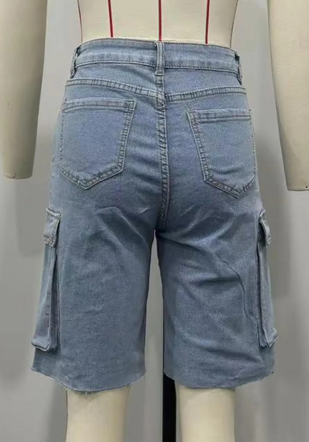 Molisry Women's Summer Cargo Jean Shorts High Waisted Y2K Casual Baggy Bermuda Denim Shorts Streetwear