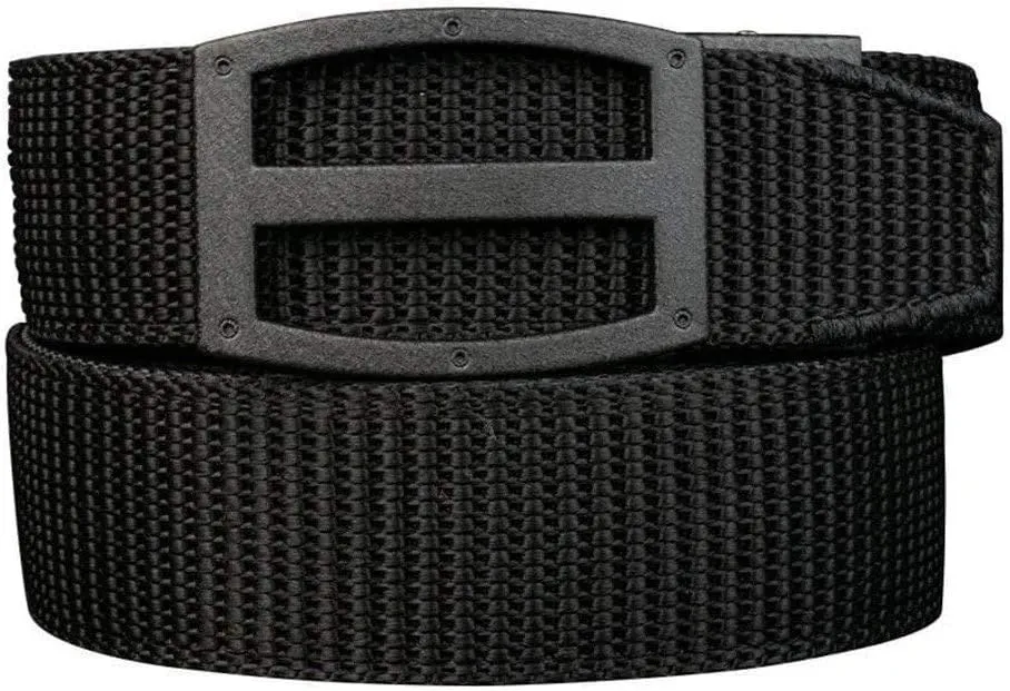 Nexbelt Titan Ratchet EDC Gun Belt – 1.5" Micro-Adjustable Nylon Strap, Quick-Release Buckle, Fits Up to 50" Waist, IWB/OWB