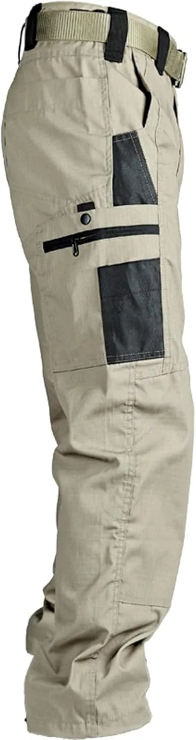 OIOLOYJM Military Cargo Pants for Men Hiking Stretchy Work Construction Camouflage Flexcamo - Tactical Waterproof Pants