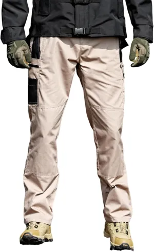 OIOLOYJM Military Cargo Pants for Men Hiking Stretchy Work Construction Camouflage Flexcamo - Tactical Waterproof Pants