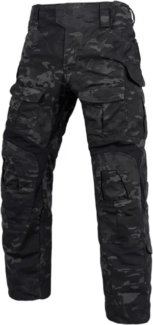 OIOLOYJM Military Cargo Pants for Men Hiking Stretchy Work Construction Camouflage Flexcamo - Tactical Waterproof Pants