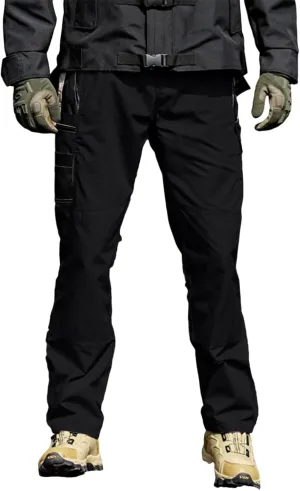 OIOLOYJM Military Cargo Pants for Men Hiking Stretchy Work Construction Camouflage Flexcamo - Tactical Waterproof Pants