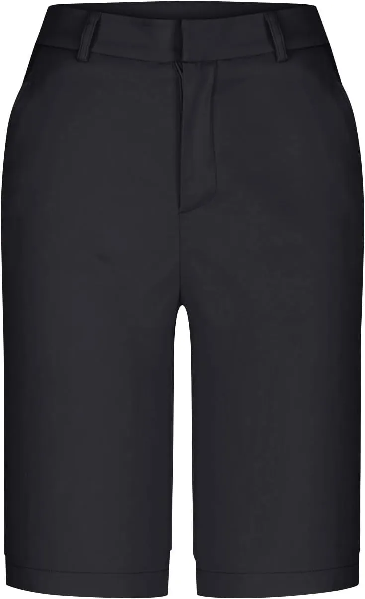 Plus Size Bermuda Shorts for Women Knee Length Shorts Women Dressy Casual Loose Work Shorts Golf Shorts with Pockets