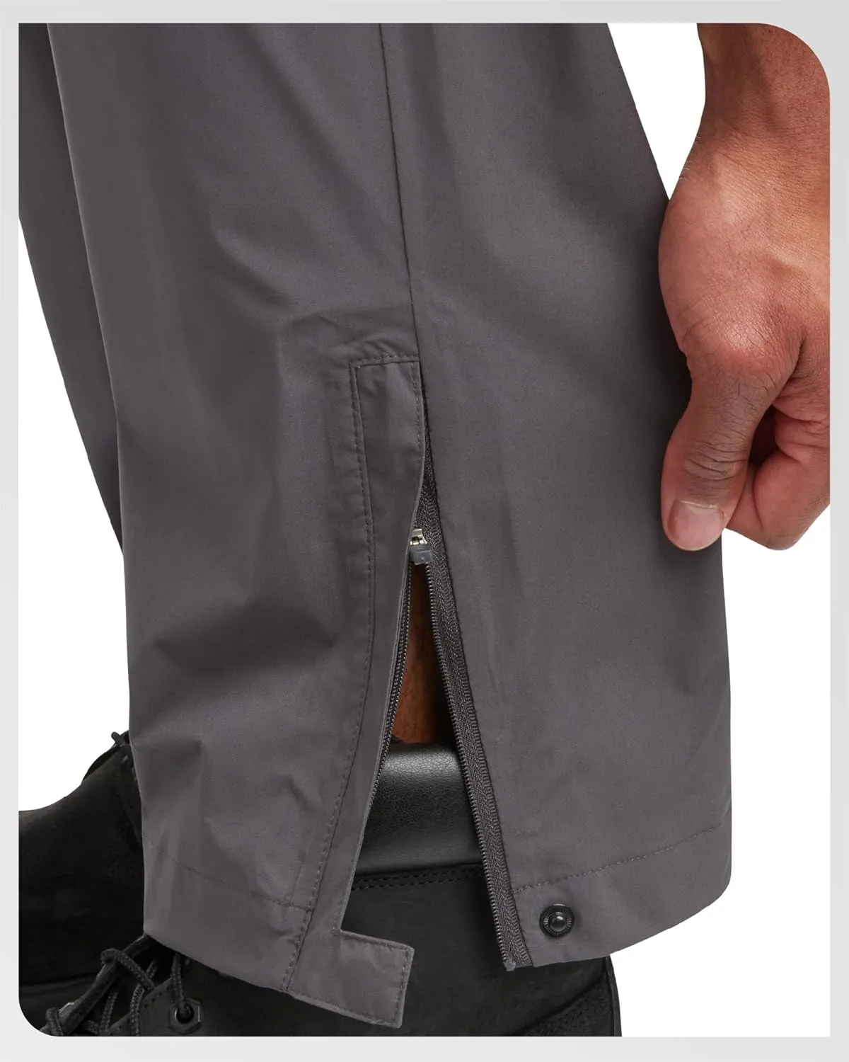 Spyder Mens Rain Pants - Waterproof Hiking Pants for Men, Lightweight Windproof Tactical Outdoor Gear with Elastic Waistband