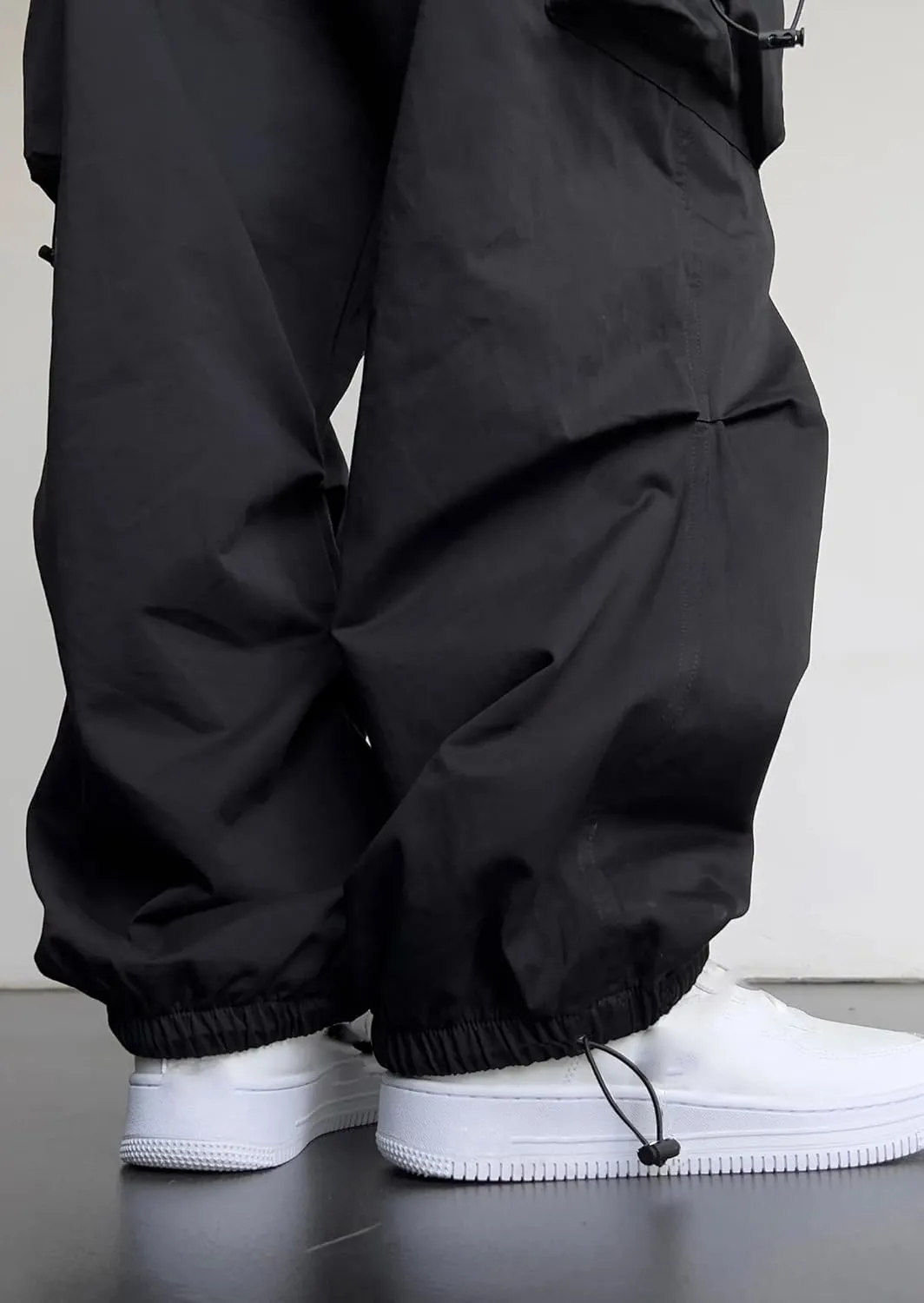 Streetwear Cargo Pants Multi Pocket Casual Men's Jogger Pants Wide Leg Loose