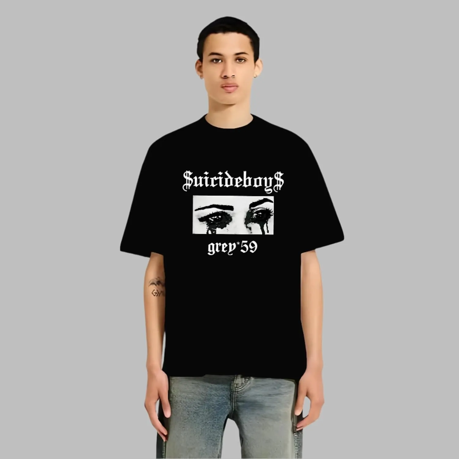 Suicideboys Tee, Grey59 Merch, Unisex Vintage Y2K Oversized Graphic T-Shirt, Streetwear Grunge Style, Retro Aesthetic Design