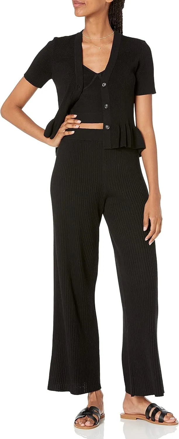 The Drop Women's Catalina Pull-on Rib Sweater Pant