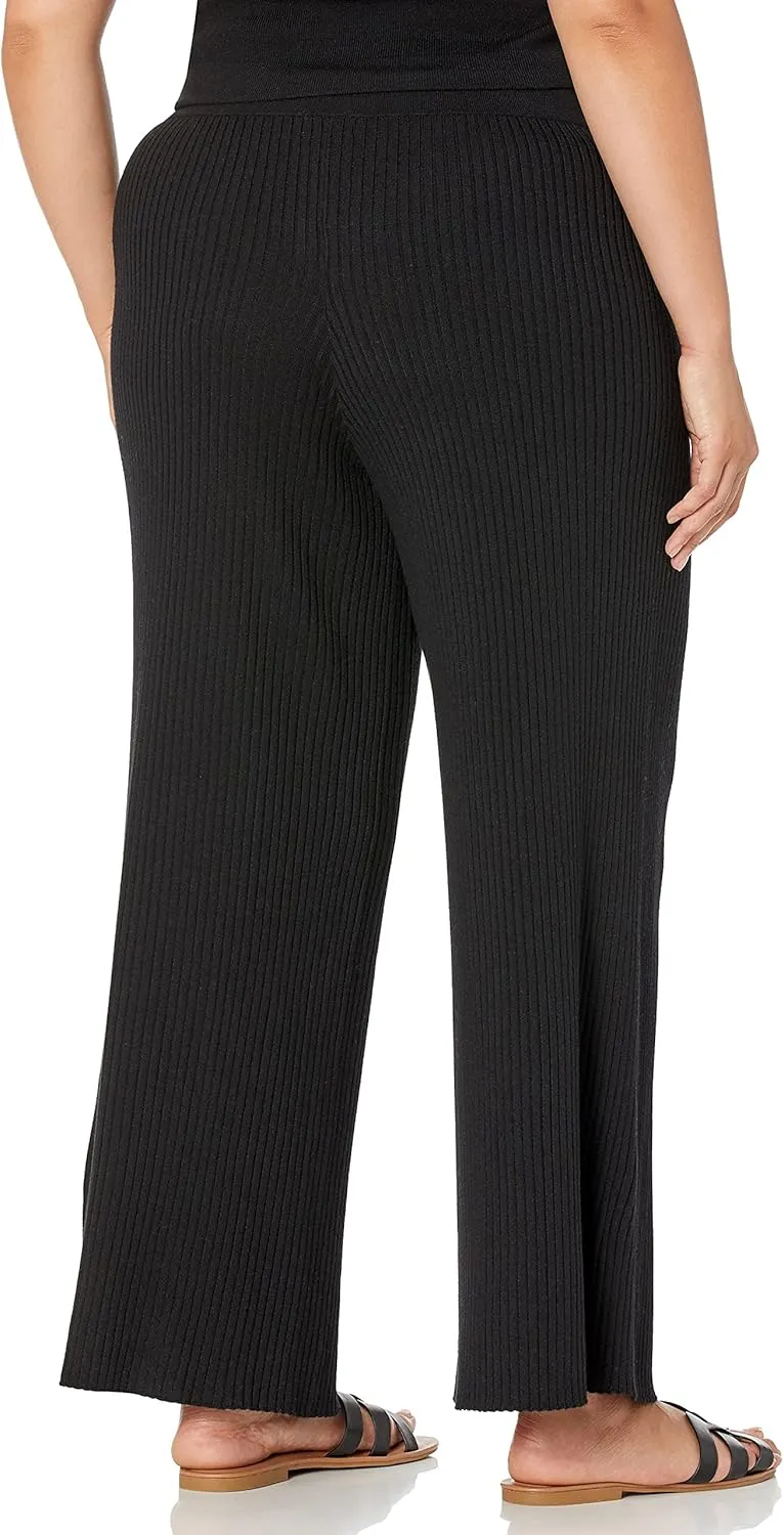The Drop Women's Catalina Pull-on Rib Sweater Pant