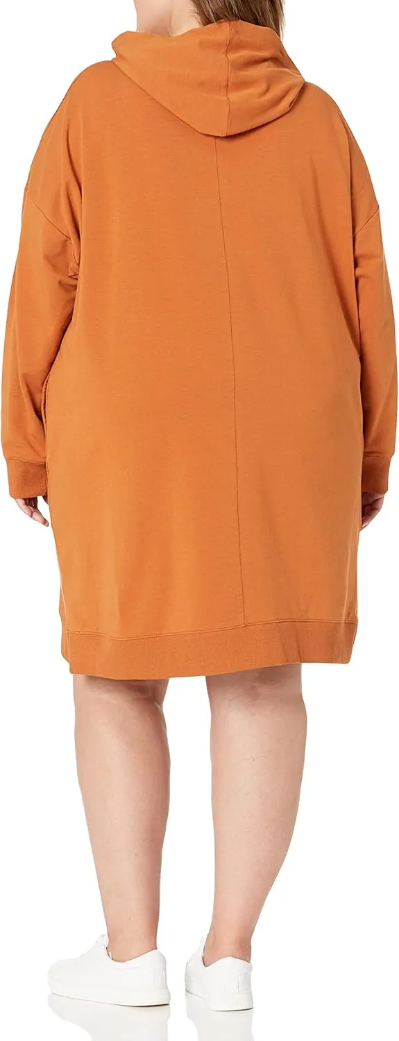 The Drop Women's Iona Long-Sleeve Hooded Mini Sweatshirt Dress