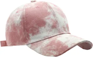 Tie Dye Baseball Cap Men Women Outdoor Sun Protection Hat Hiking Travel Sports Street Style