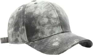 Tie Dye Baseball Cap Men Women Outdoor Sun Protection Hat Hiking Travel Sports Street Style
