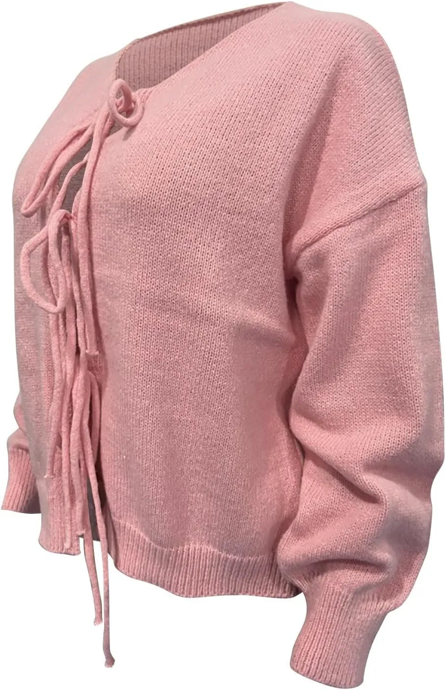 Tie Front Cardigan Womens Open Front Sweaters Y2K Cable Knit Lightweight Long Sleeve Tops Dressy Fall Outfits