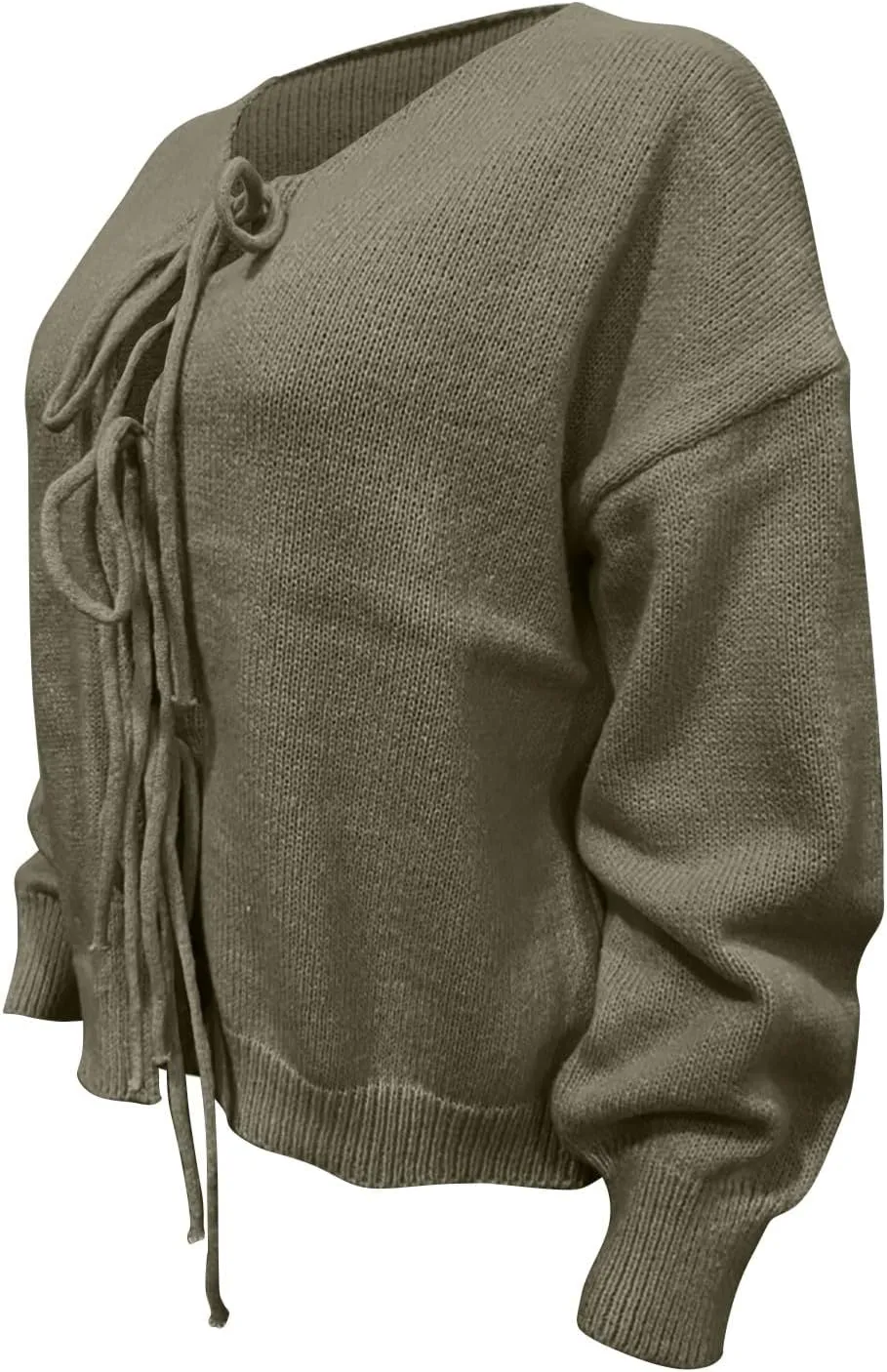 Tie Front Cardigan Womens Open Front Sweaters Y2K Cable Knit Lightweight Long Sleeve Tops Dressy Fall Outfits