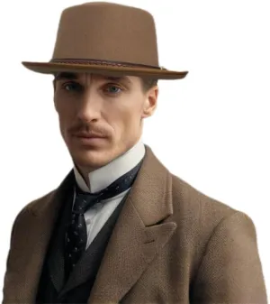 Unixex Adult Men Women Classical Pork Pie Hats Retro Fedora Trilby Sunhats Street Style Caps Party Travel Size 7 1/8-7 3/8