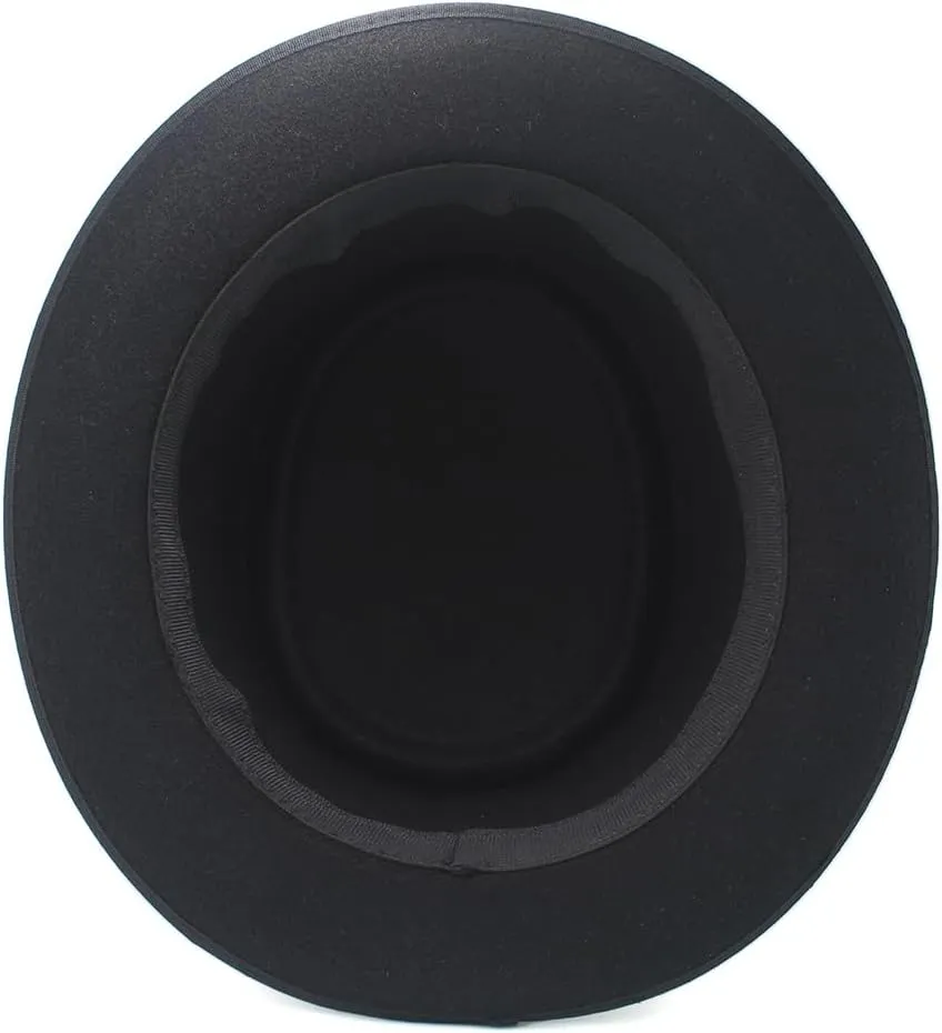 Unixex Adult Men Women Classical Pork Pie Hats Retro Fedora Trilby Sunhats Street Style Caps Party Travel Size 7 1/8-7 3/8