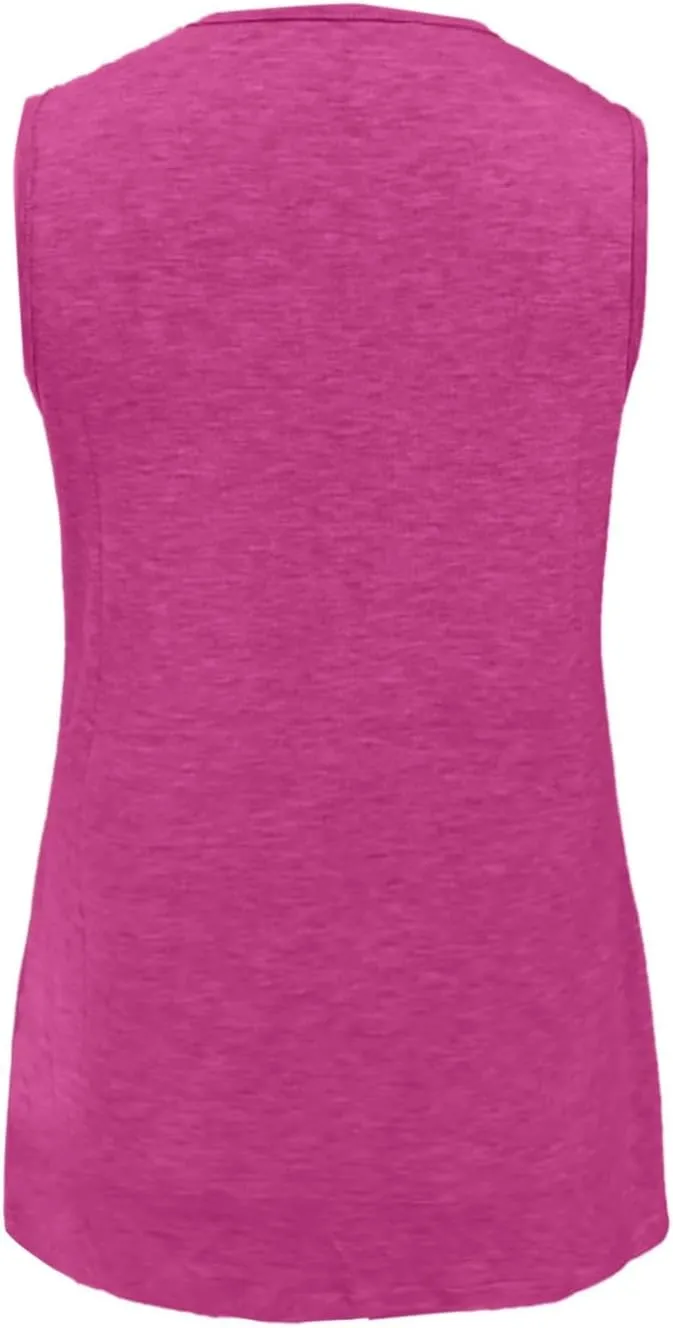 V Neck Tank Tops Women Casual Sleeveless Loose Fit Basic Fashion 2025 Summer Shirts