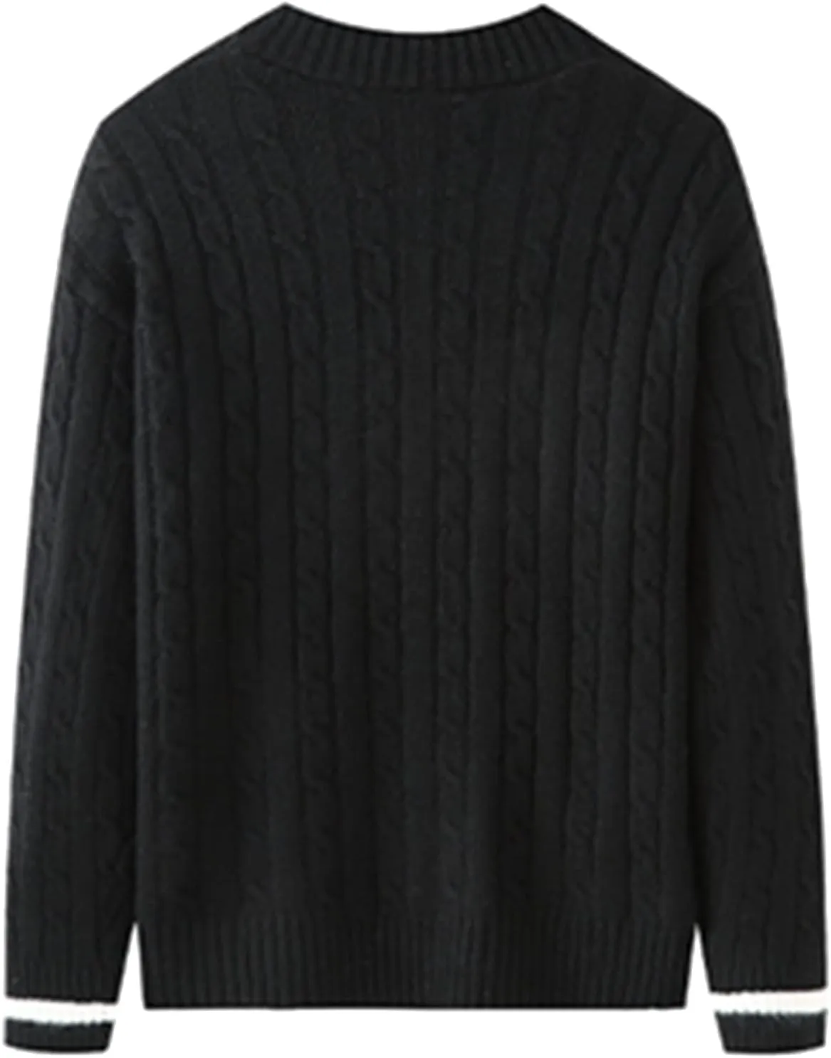 Winter Cardigan for Men Long Sleeve V Neck Button Down Knitted Jackets Slim Fit Casual Soft Comfy Warm Open Front Sweaters