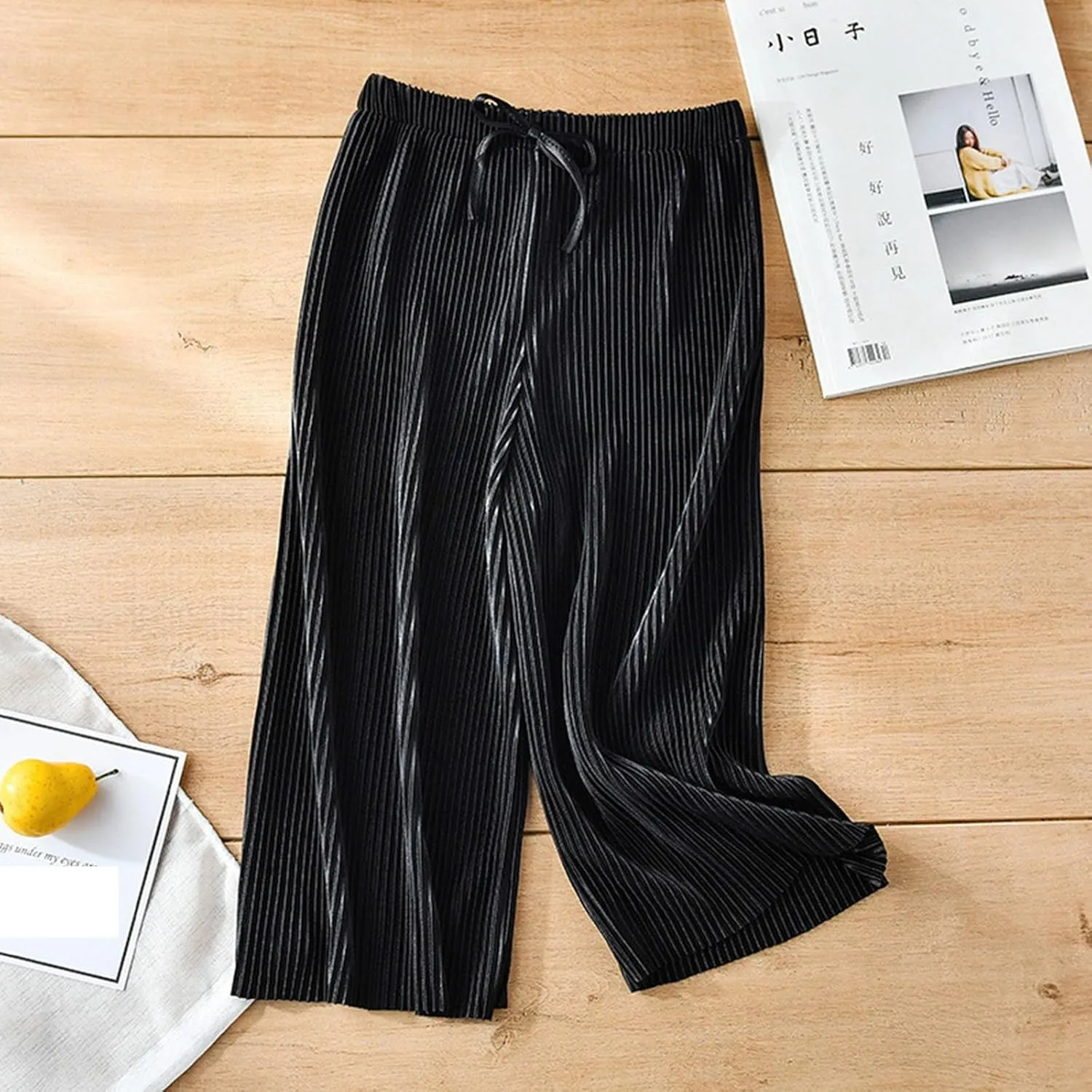 Winter Pants for Teen Girls Ice Silk Lightweight Workout Wide Leg Loose Fit Chiffon Casual Modern Exercise Summer