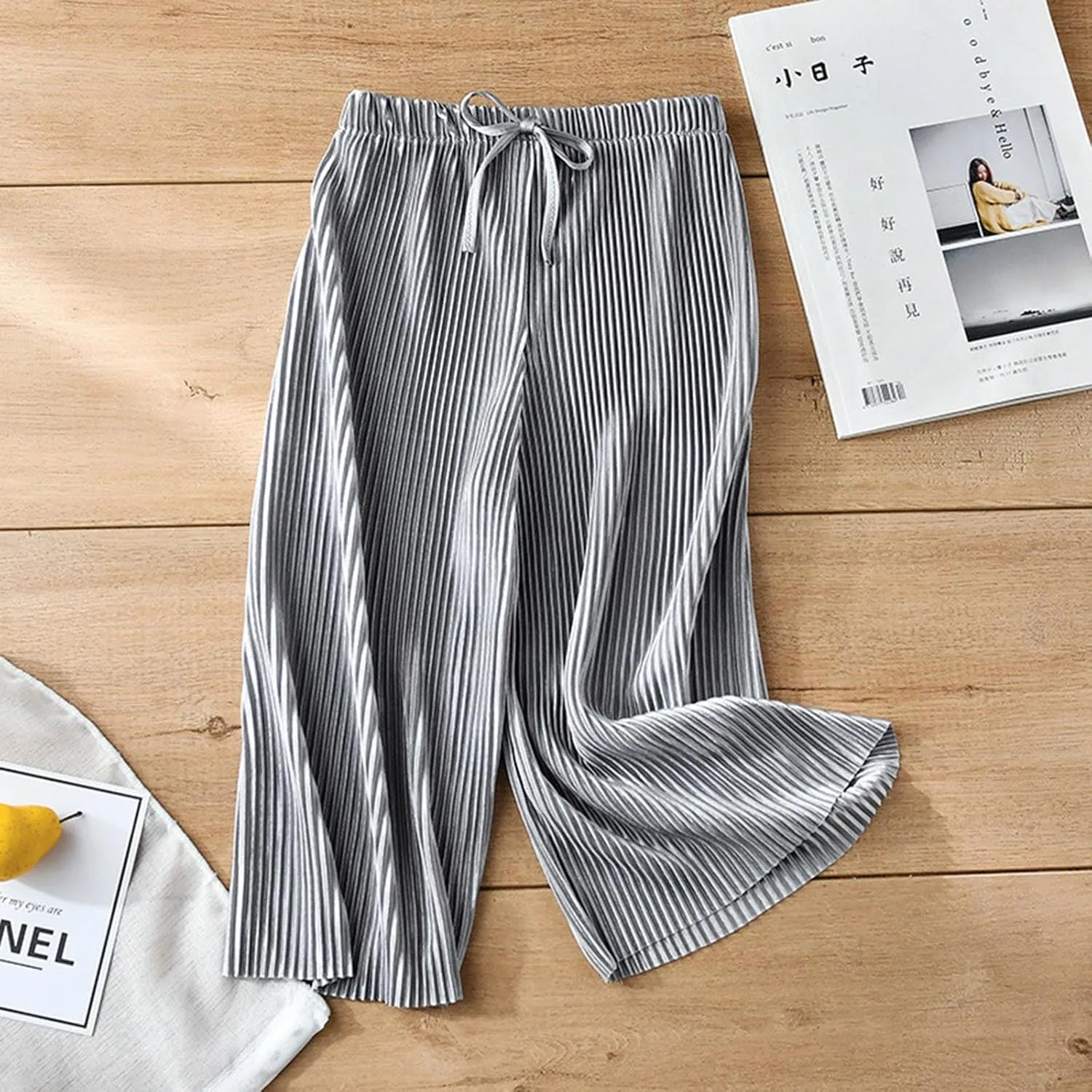 Winter Pants for Teen Girls Ice Silk Lightweight Workout Wide Leg Loose Fit Chiffon Casual Modern Exercise Summer