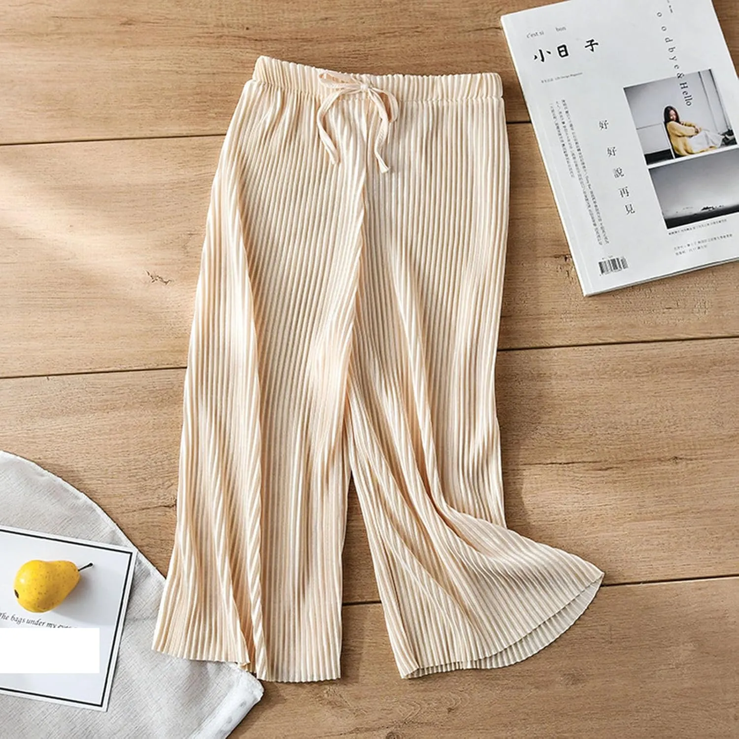 Winter Pants for Teen Girls Ice Silk Lightweight Workout Wide Leg Loose Fit Chiffon Casual Modern Exercise Summer