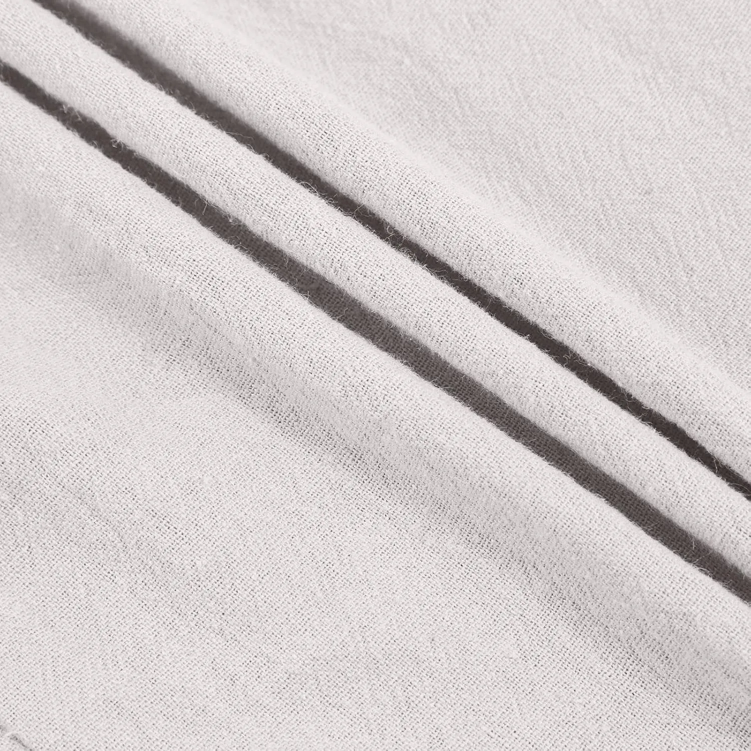 Women Wide Leg Linen Pants Dressy Casual Elastic High Waist Palazzo Pant Comfy Solid Trousers with Pocket