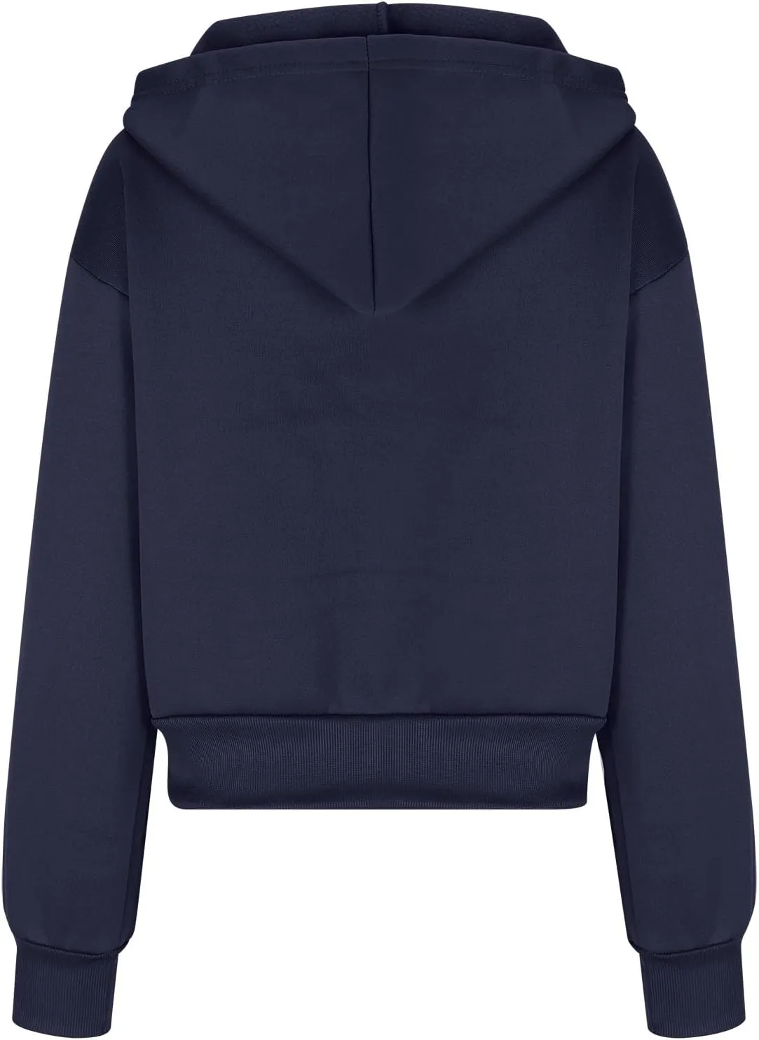 Women's Black Zip Up Hoodie Cropped Oversized Fleece Sweatshirt Hood Streetwear Jacket Fall 2024 Streetwear Daliy