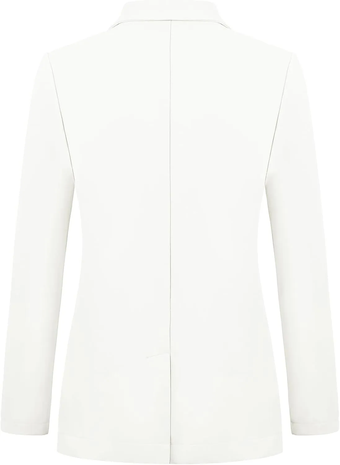 Womens Blazer One Button Jacket Suits Notched Lapel Casual Work Office Long Sleeve Blazer with Pockets
