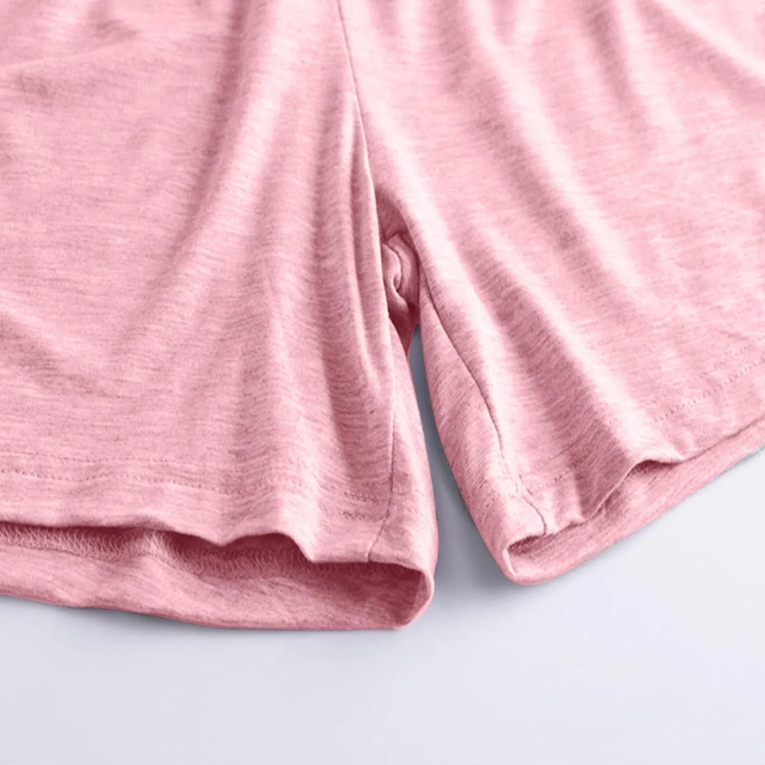 Women's Pajama Shorts Sleep Shorts Soft Summer Elastic Waist Thin Bermuda Shorts Loose Casual Shorts with Pockets