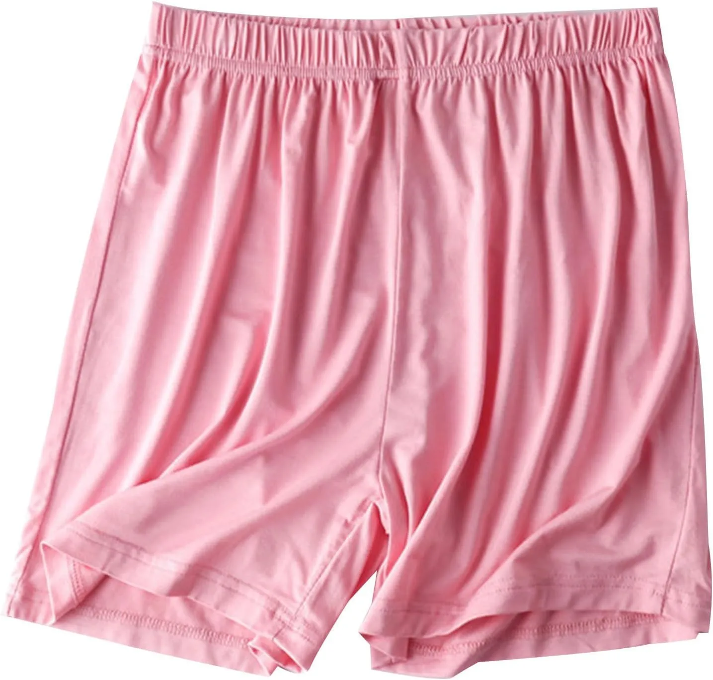 Women's Pajama Shorts Sleep Shorts Soft Summer Elastic Waist Thin Bermuda Shorts Loose Casual Shorts with Pockets