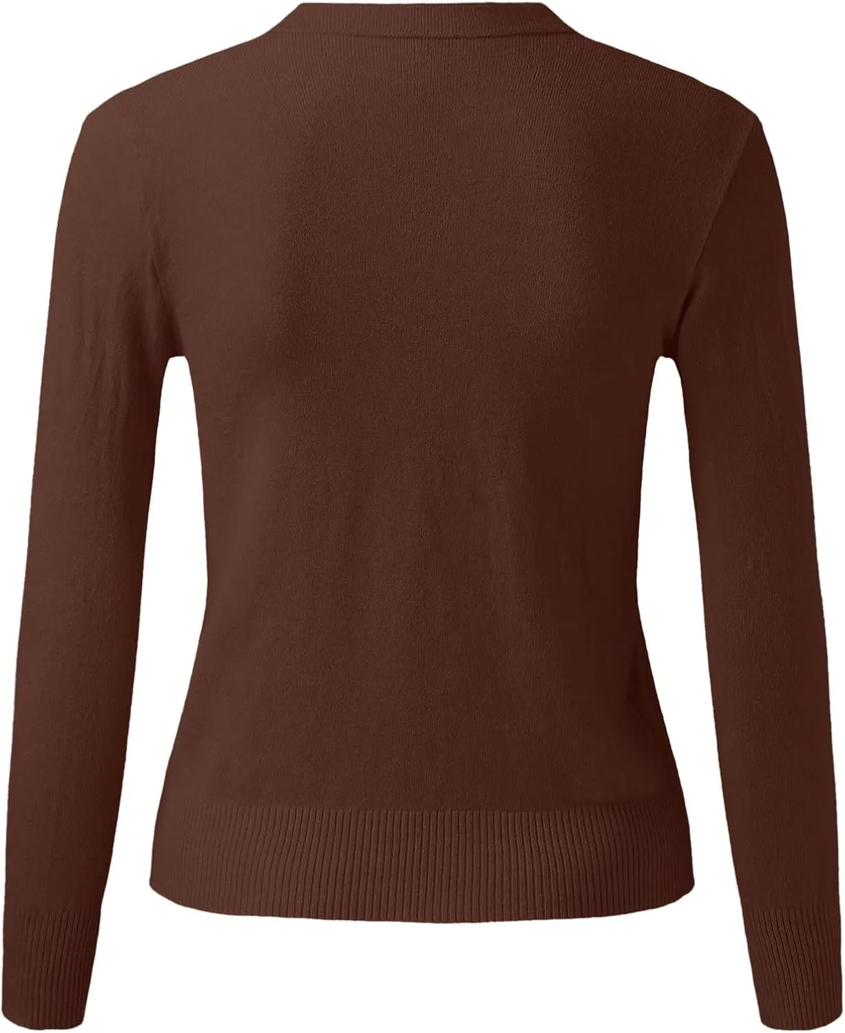 Womens Simple Solid Cardigans Long Sleeve Open Front Sweaters Casual Loose Slim Jacket Daily Going Out Fall Clothes