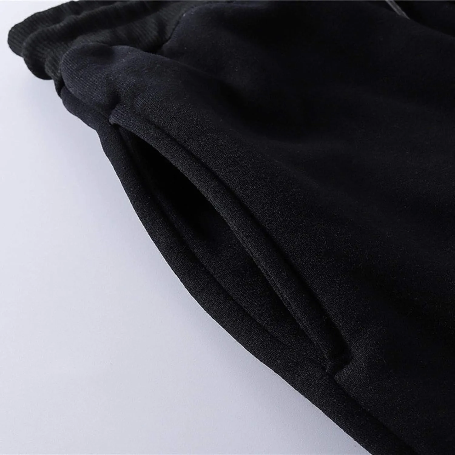 Womens Straight Leg Sweatpants,Winter Fleece Lined Warm Lightweight Sweatpants Casual Elastic High Waist Trousers
