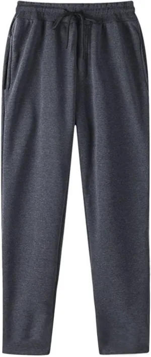 Womens Straight Leg Sweatpants,Winter Fleece Lined Warm Lightweight Sweatpants Casual Elastic High Waist Trousers