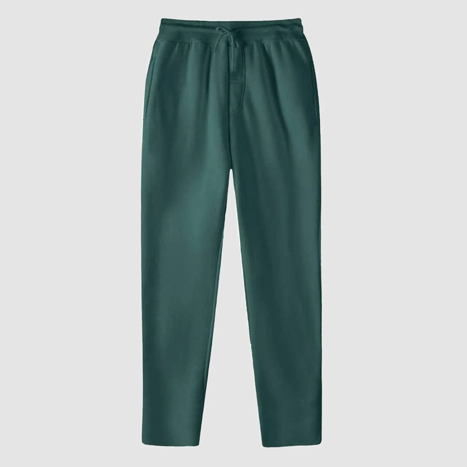 Womens Straight Leg Sweatpants,Winter Fleece Lined Warm Lightweight Sweatpants Casual Elastic High Waist Trousers