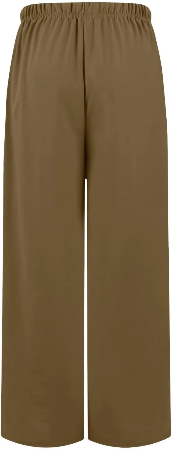 Womens Tall Sweatpants Loose Fit Wide Leg Joggers with Pockets Business Casual Comfy High Wasited Sweat Pants Preppy